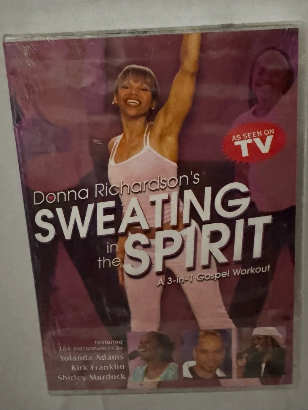 New Sealed DVD Copy of 2005 Donna Richardson’s Sweating in the Spirit